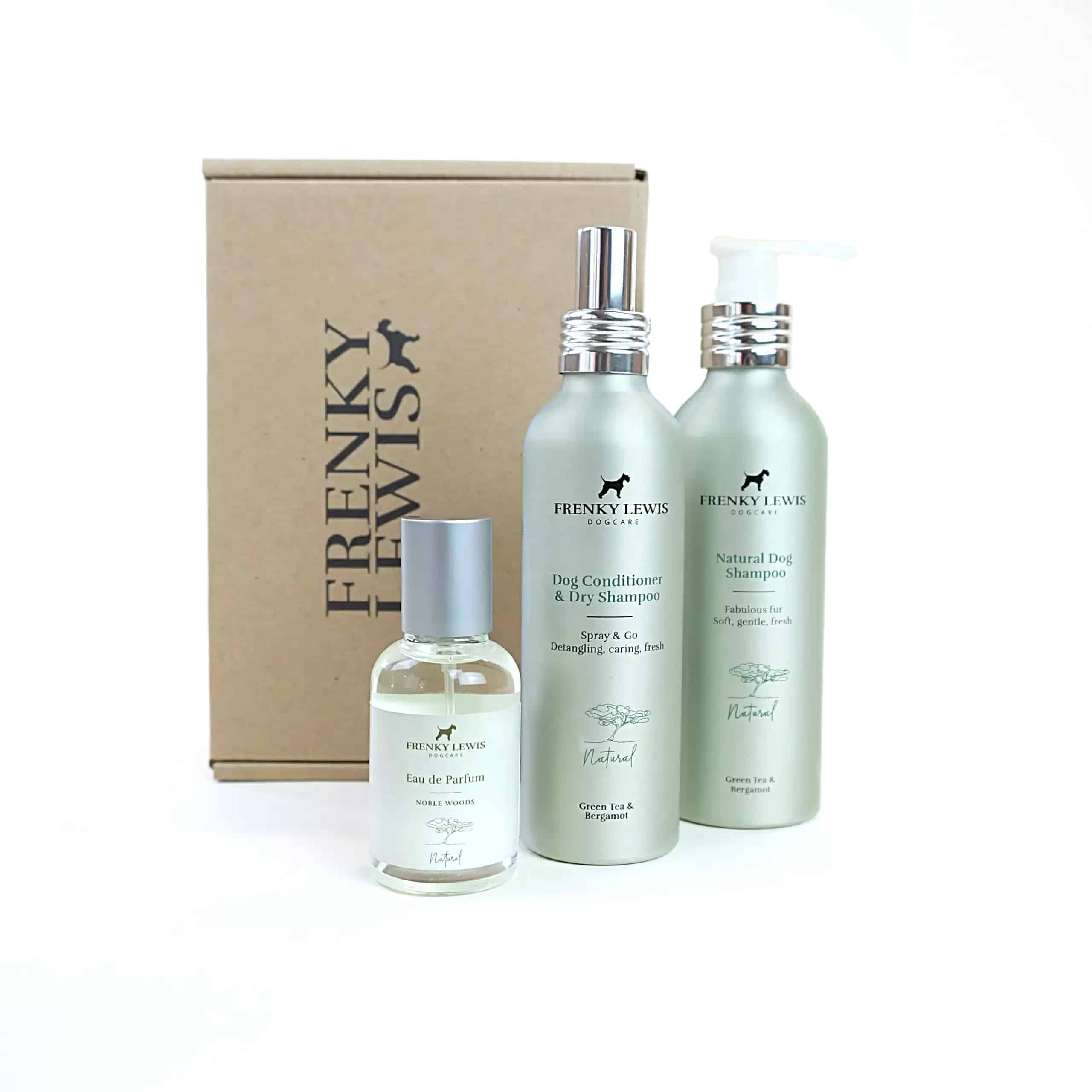 Shampoo + Droogshampoo/Conditioner spray + Parfum - Groene thee & Bergamot