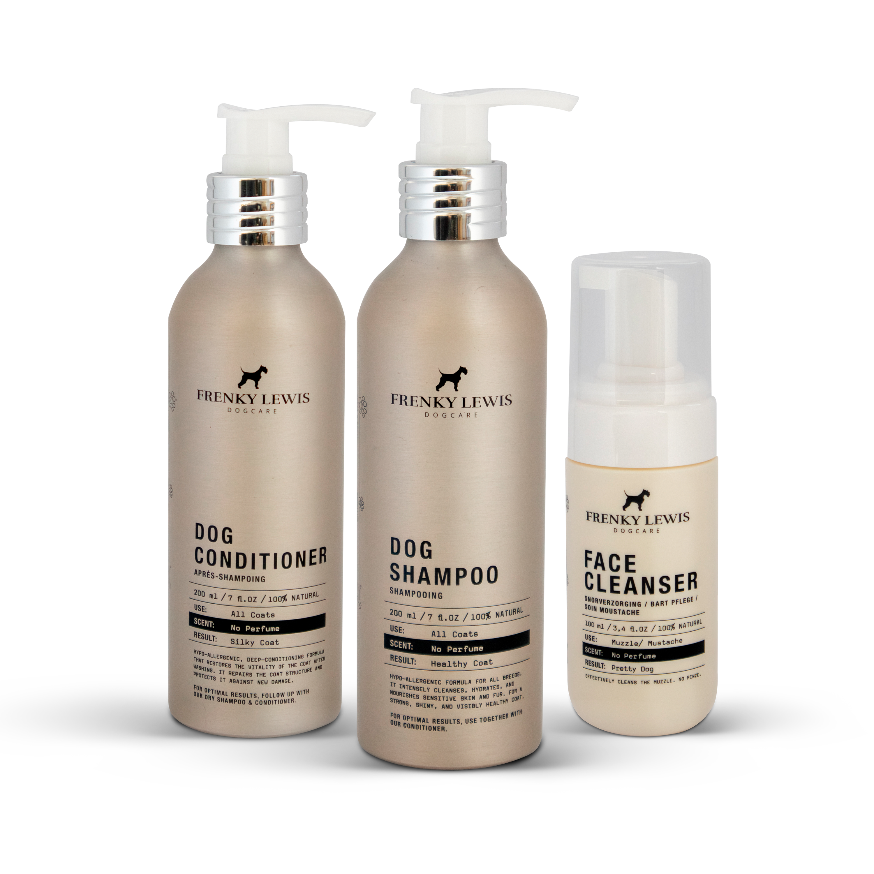 Pure Line basis - Shampoo, Conditioner & Face Cleanser