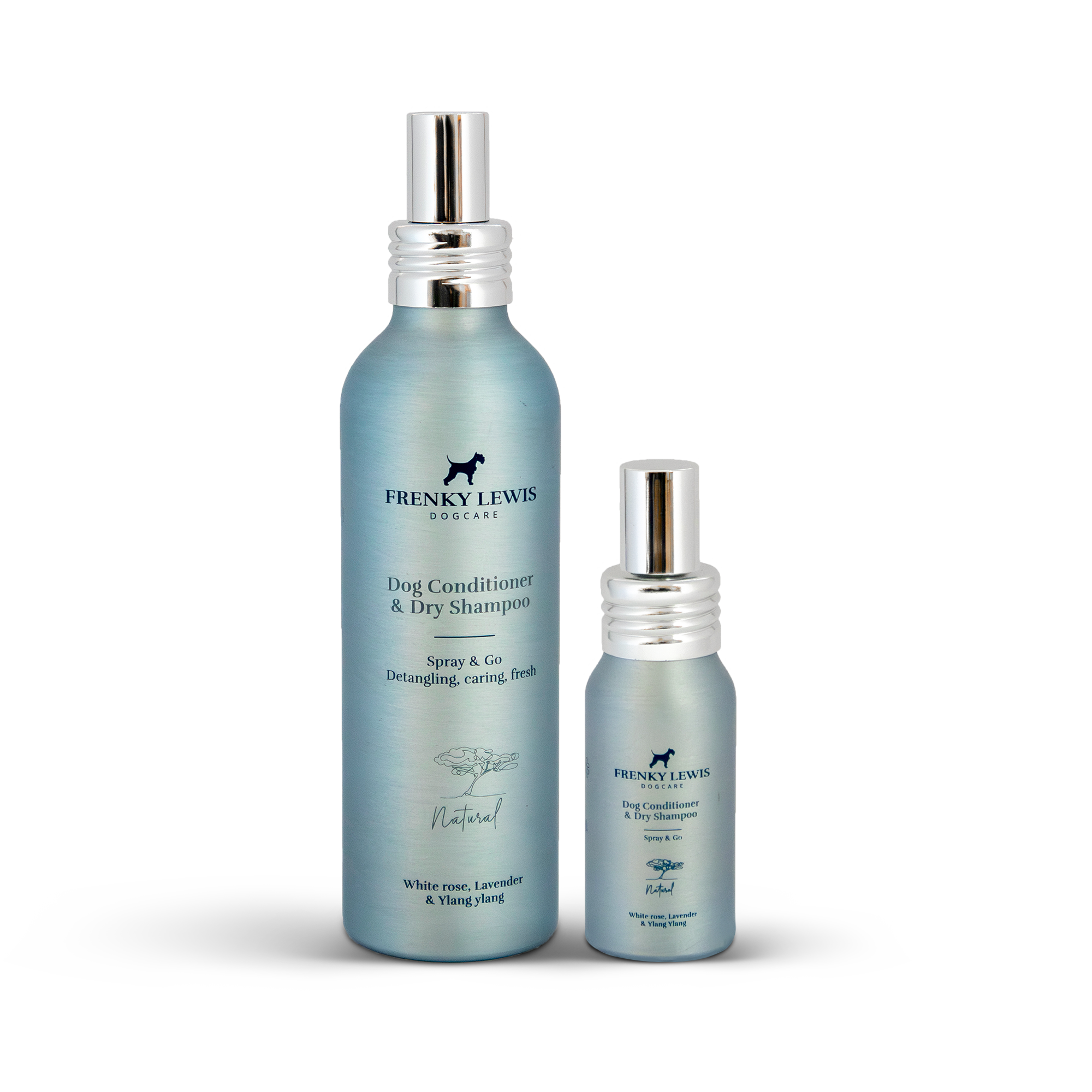 Dry Shampoo & Conditioner 150ml + 30ml pocket - White Rose, Lavender & Ylang Ylang