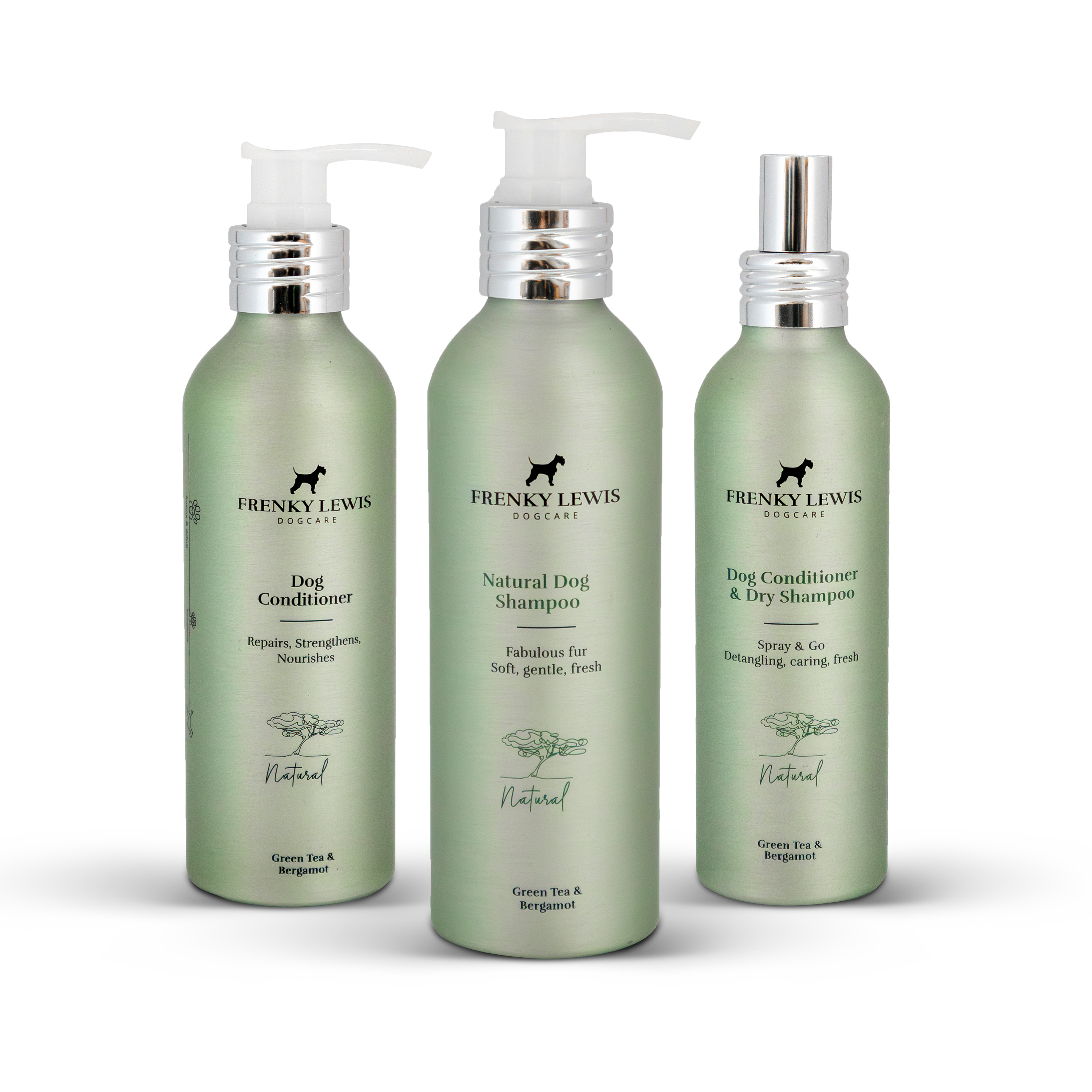 Shampoo + Conditioner + Dry Shampoo & Conditioner - Groene thee & Bergamot