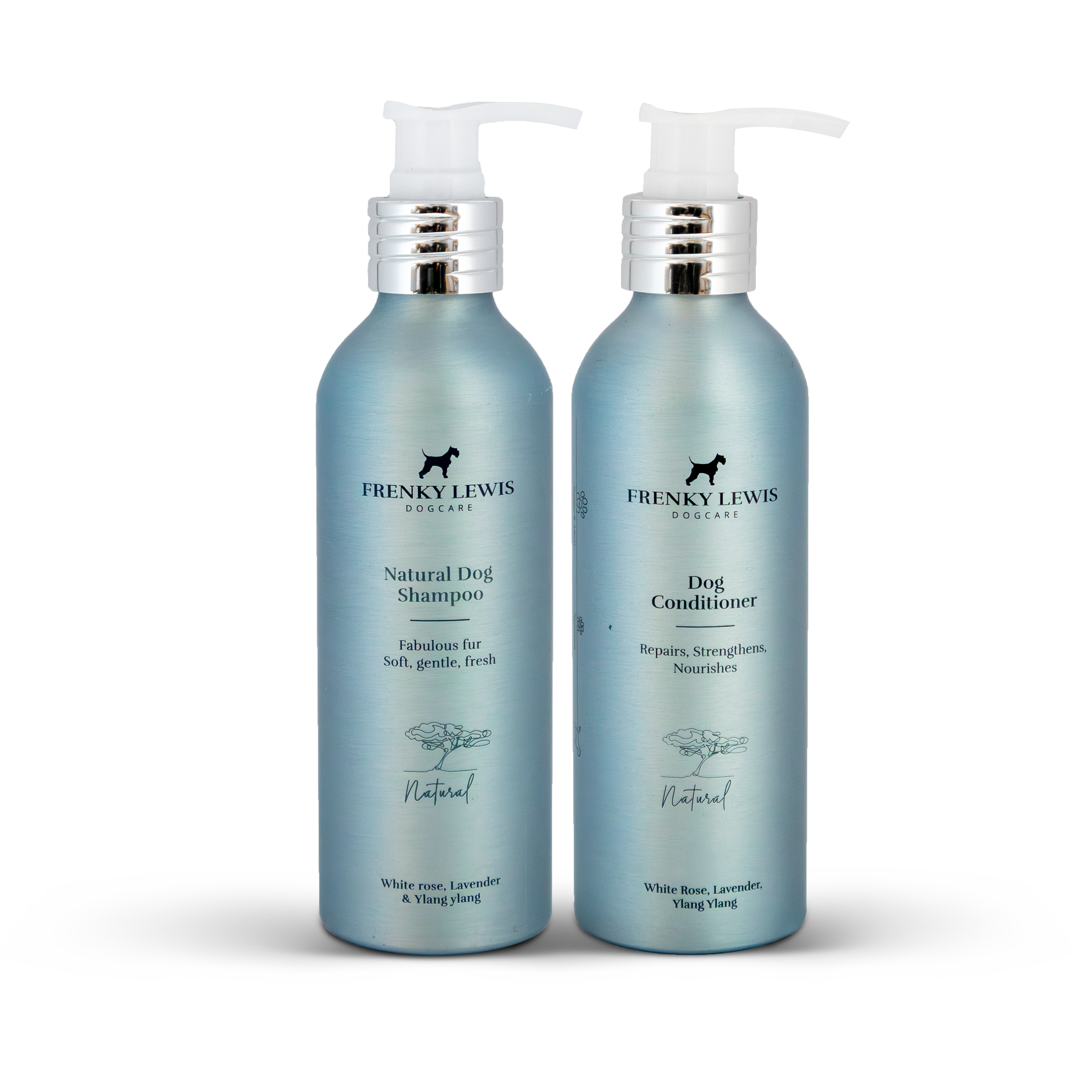 Shampoo + Conditioner - Witte roos, Lavendel & Ylang Ylang